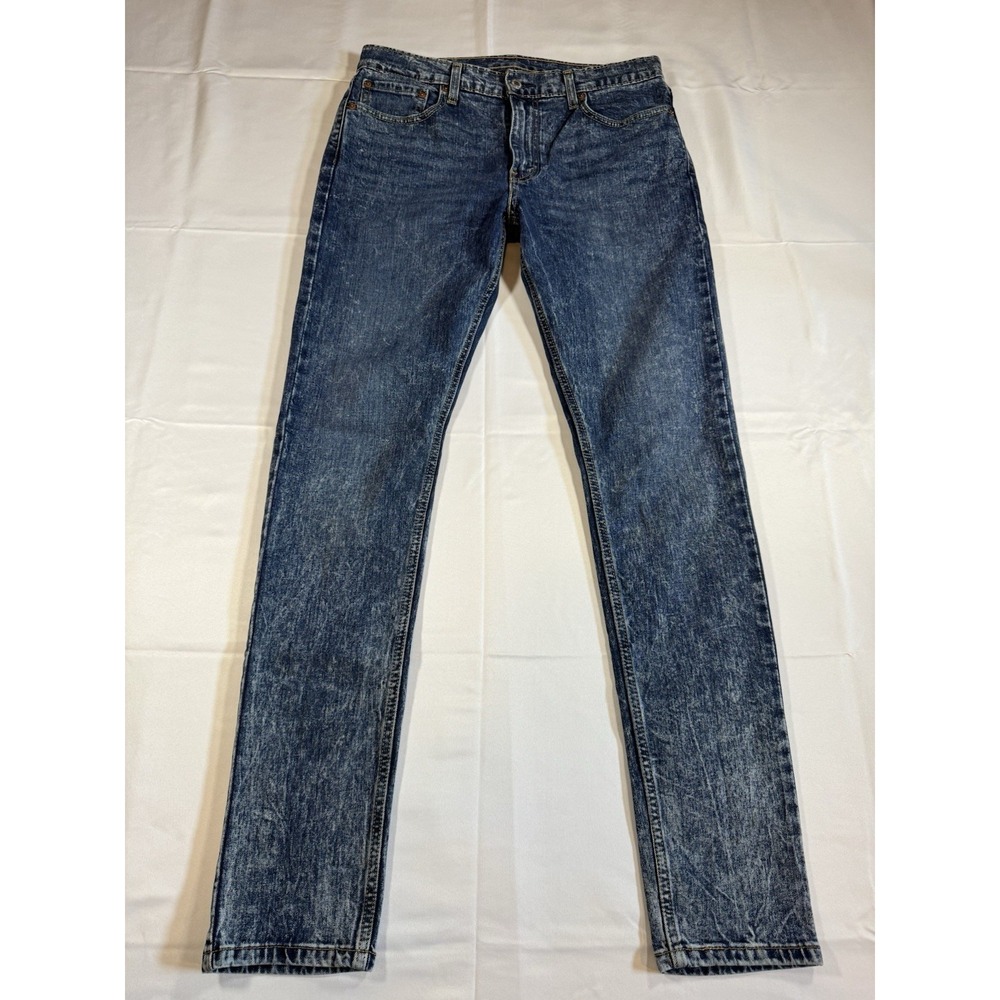 Men's Levi's Jeans 512 Blue Acid Wash Denim Size 33 X 34